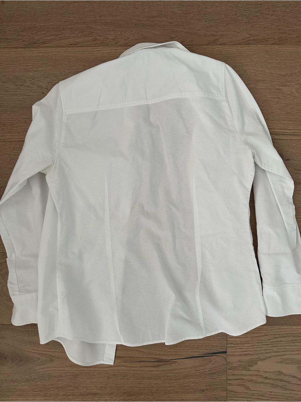 J. Crew Factory Fitted Button-Down Shirt White S - Picture 10 of 10
